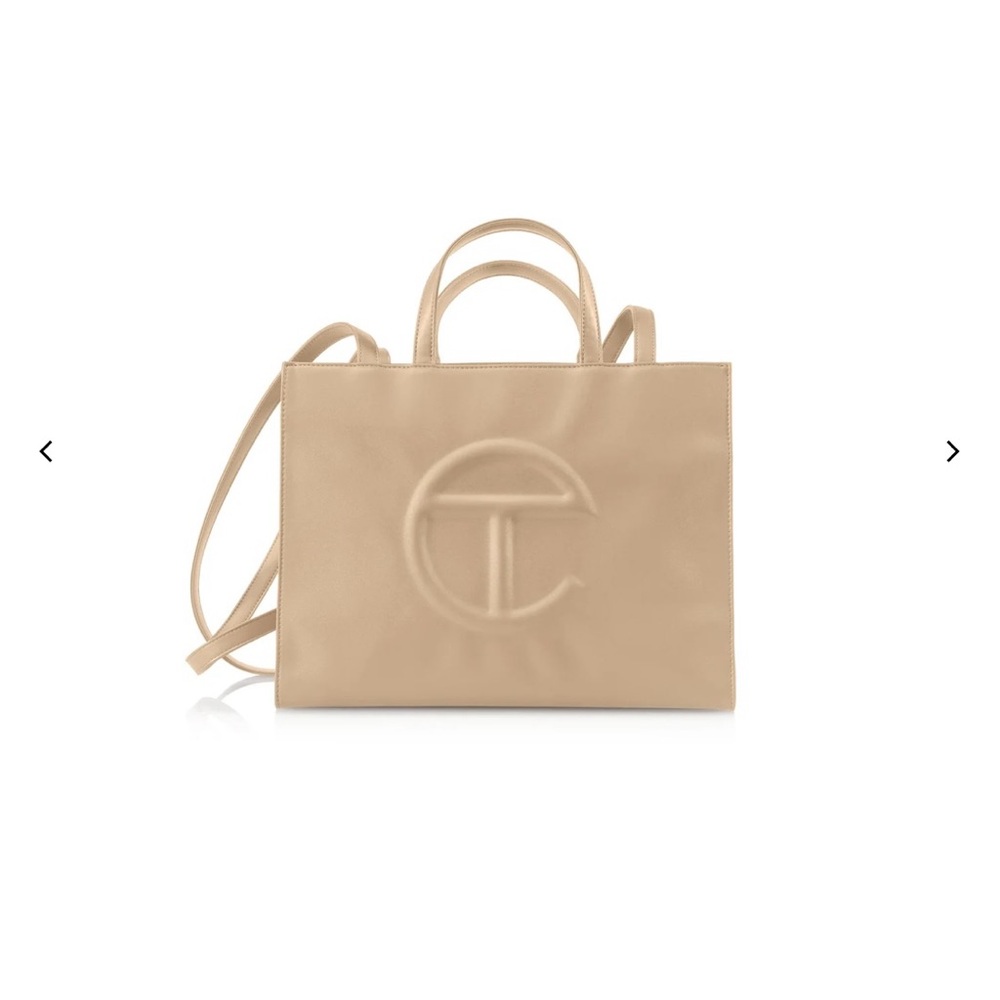 Telfar Cream Medium Shopping Bag